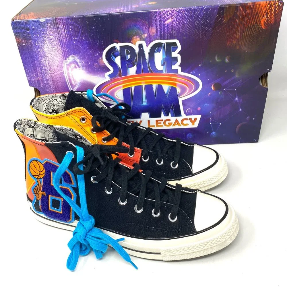 💖MEGA SALE💖Converse Men 172482C Chuck 70 HI Black Mantra Orange New Legacy - Picture 4 of 10